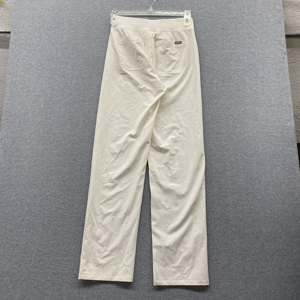 FIGS Livingston Technical Collection Scrub Pants Women’s S Tall Ivory Bone NWOT - Picture 7 of 10